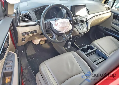 2022 Honda Odyssey Touring z USA, uszkodzony, nr VIN 5FNRL6H8XNB044219